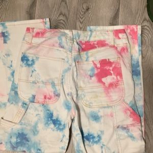 Tye dye cargo pants